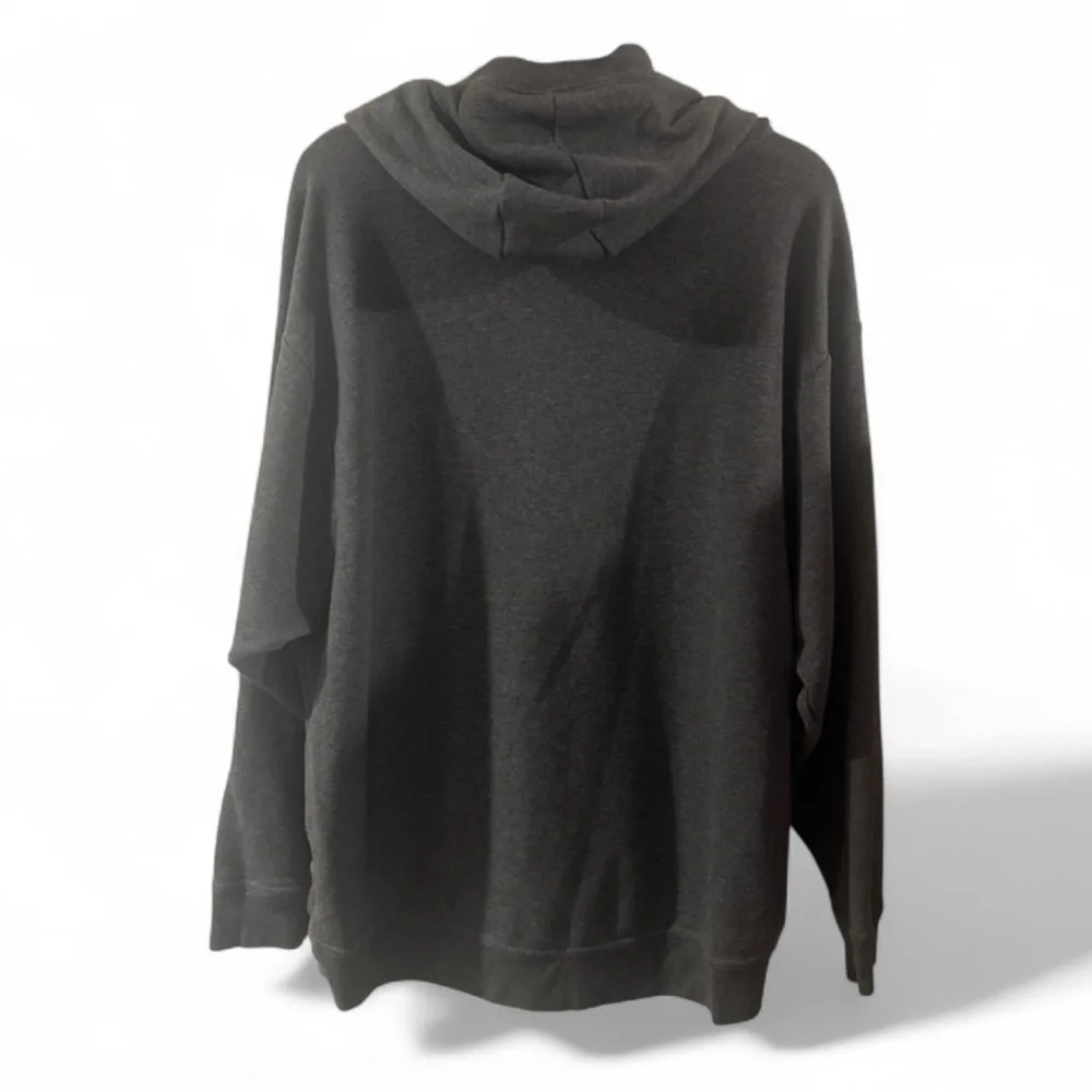 Nike Dark Gray Lace V-Neck Hoodie Sweatshirt Size Women’s Small